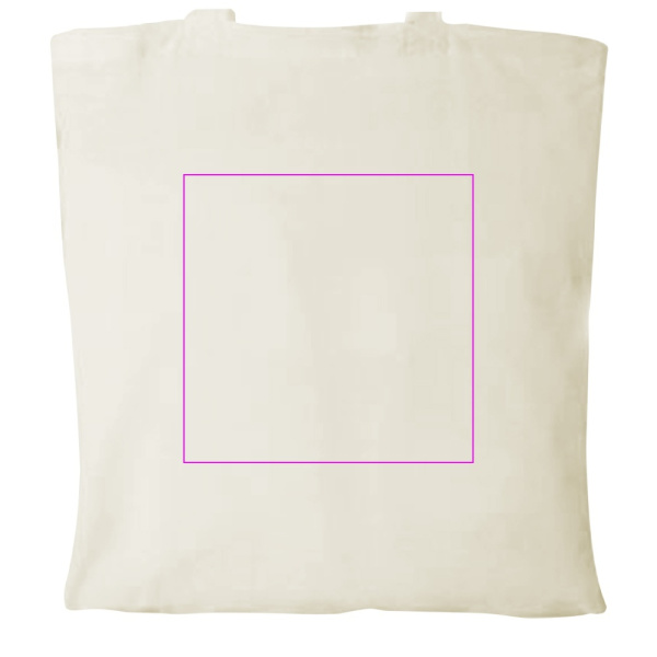 Пакет из переработанного ПЭТ с длинными ручками, 140 г/м2, BYRON: Print area 4 · TT2