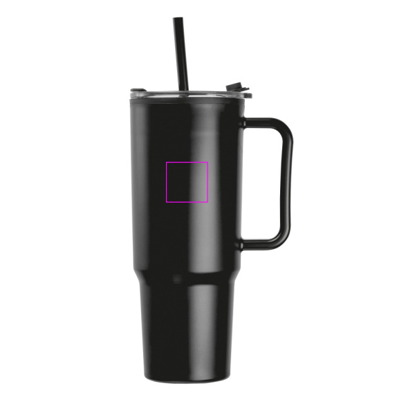 XXL kruus kõrrega 1200 ml TEODORA: Trükikoht 1 · T4