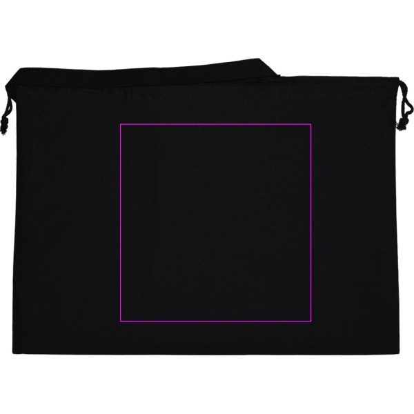 Orgaanilisest puuvillast kott pikkade sangadega 180 g/m² VIOLETA: Trükikoht 1 · ST2