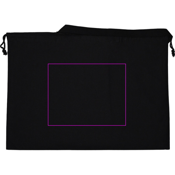 Orgaanilisest puuvillast kott pikkade sangadega 180 g/m² VIOLETA: Trükikoht 4 · DTF3