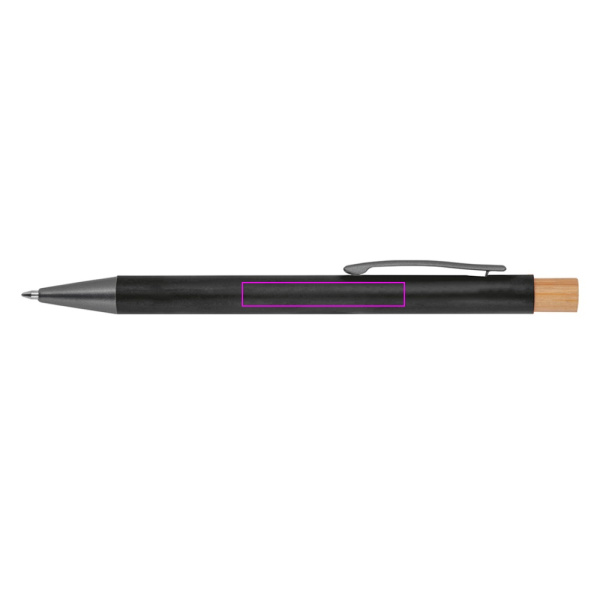 Pen made of recycled aluminium ROSARIO: Print area 1 · L1