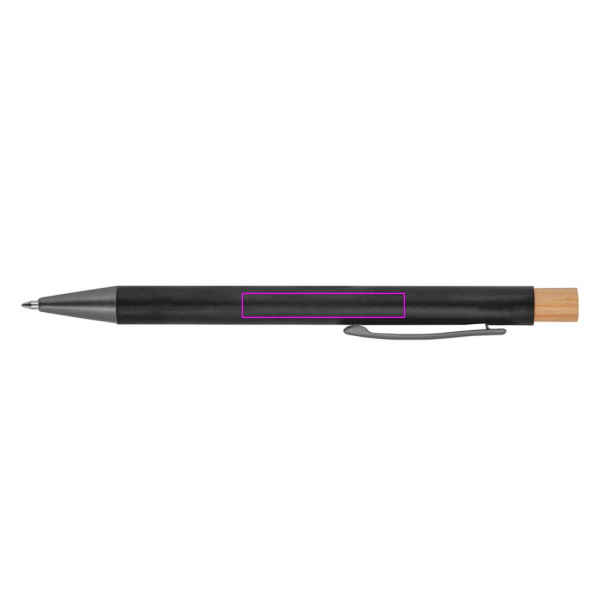 Pen made of recycled aluminium ROSARIO: Print area 2 · L1