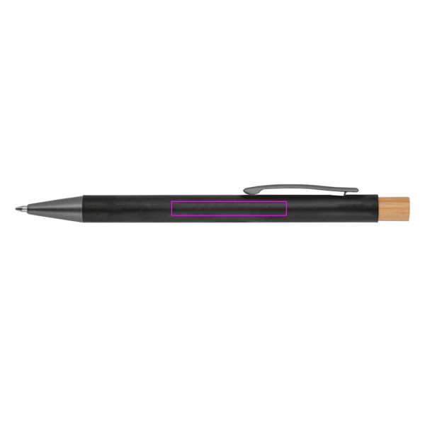 Pen made of recycled aluminium ROSARIO: Print area 3 · T3