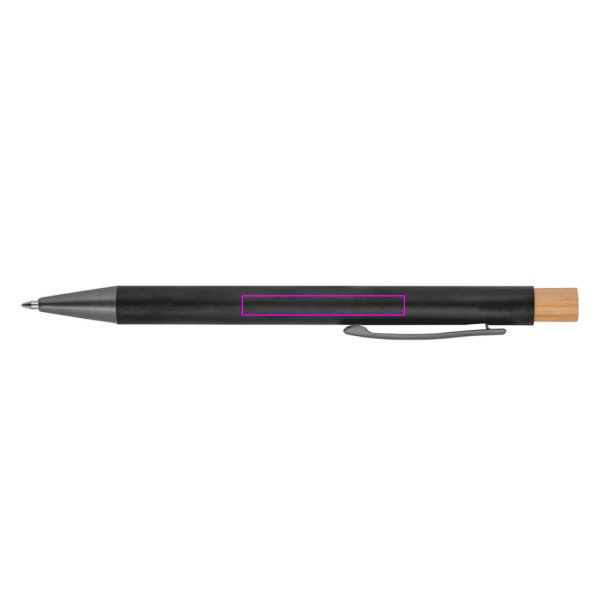 Pen made of recycled aluminium ROSARIO: Print area 4 · T3