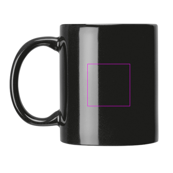 Keraminis puodelis 300 ml DEREK: Print area 4 · T4