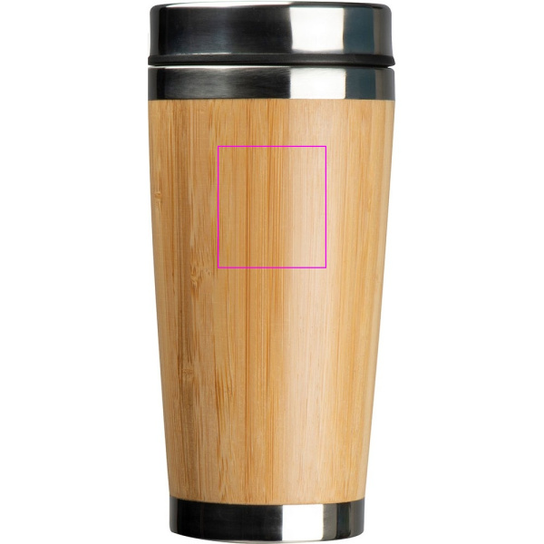 Set aus einem 360-ml-Thermosbecher und einer 450-ml-Thermosflasche HECTOR: Print area 6 · T4