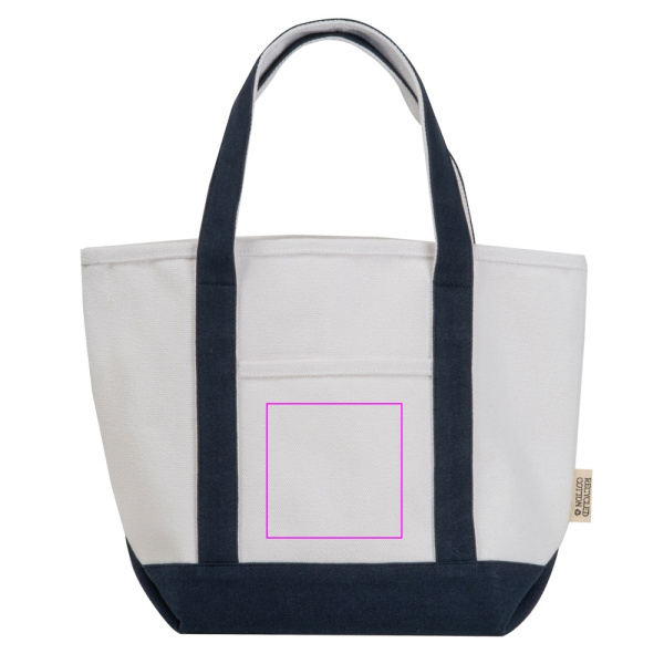 Small cotton bag with long handles 730 g/m² GINA: Print area 2 · DTF2