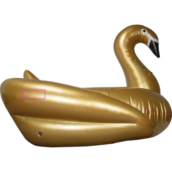 Uppblåsbar madrass - swan RYAN: Print area 1 · S2