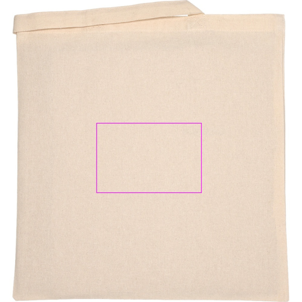 Baumwolltasche mit langen Henkeln, 180 g/m², GIULIA: Print area 7 · DTF2
