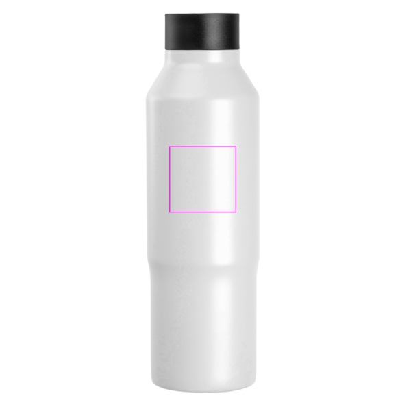Thermosflasche 600 ml CrisMa aus recyceltem Stahl PENNY: Print area 1 · L3