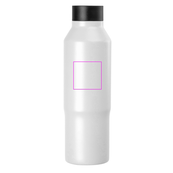 Thermosflasche 600 ml CrisMa aus recyceltem Stahl PENNY: Print area 2 · L3