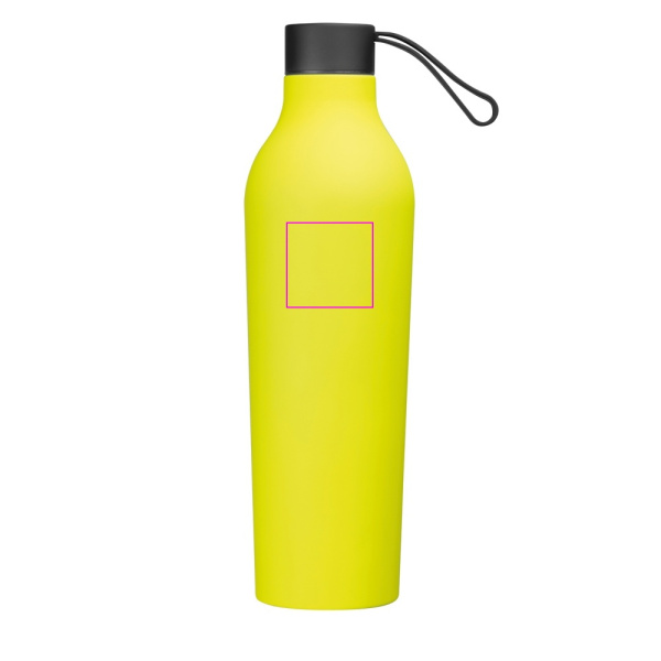 Steel thermal bottle soft touch 800 ml DENIS: Print area 1 · L3