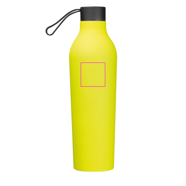 Steel thermal bottle soft touch 800 ml DENIS: Print area 2 · L3