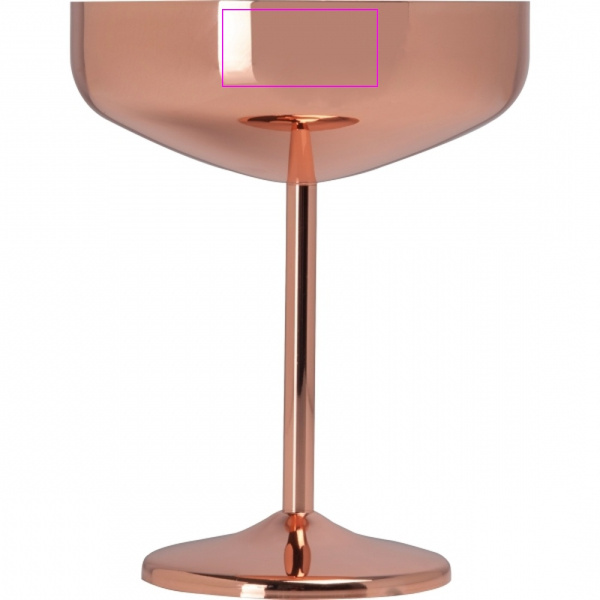 Steel Martini glass 300 ml CrisMa EUGENIA: Print area 2 · L3
