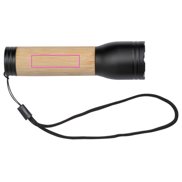 Bambus-Taschenlampe TRAVIS: Print area 3 · T3