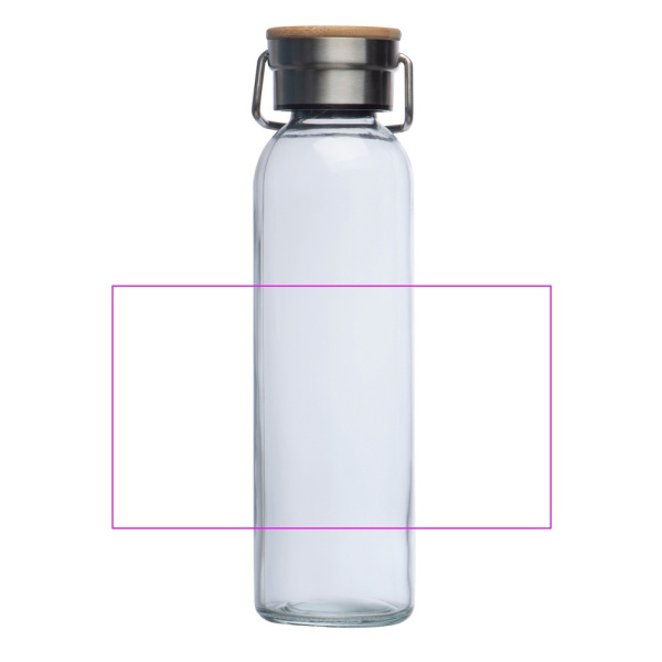 Lasipullo holkilla 600 ml RAMONA: Print area 2 · S2