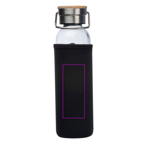 Lasipullo holkilla 600 ml RAMONA: Print area 5 · DTF1