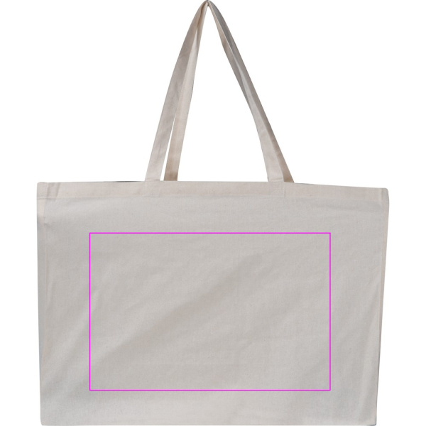 XXL shopping bag 140 g/m2 HUGON: Print area 1 · ST1
