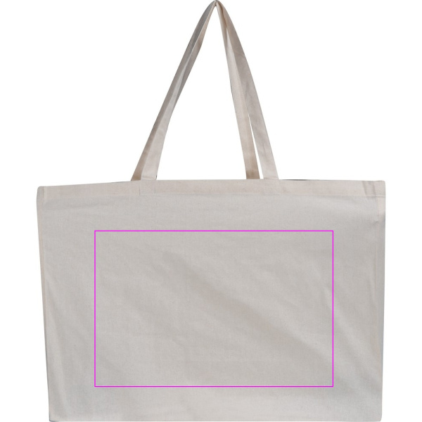 XXL shopping bag 140 g/m2 HUGON: Print area 2 · ST1