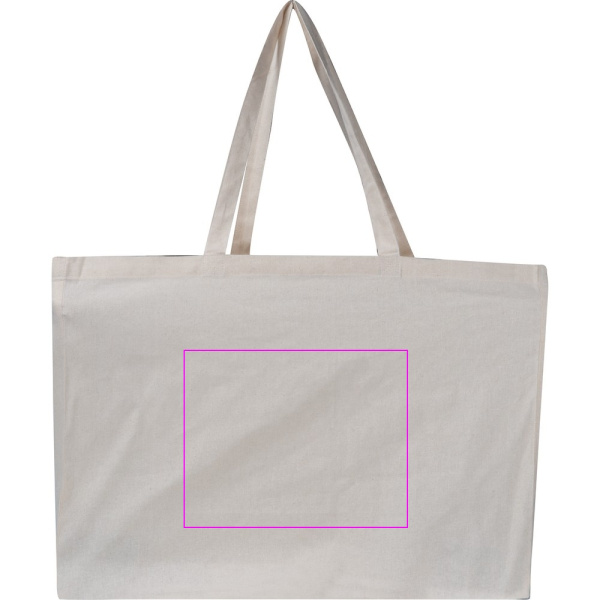 XXL shopping bag 140 g/m2 HUGON: Print area 3 · DTF3