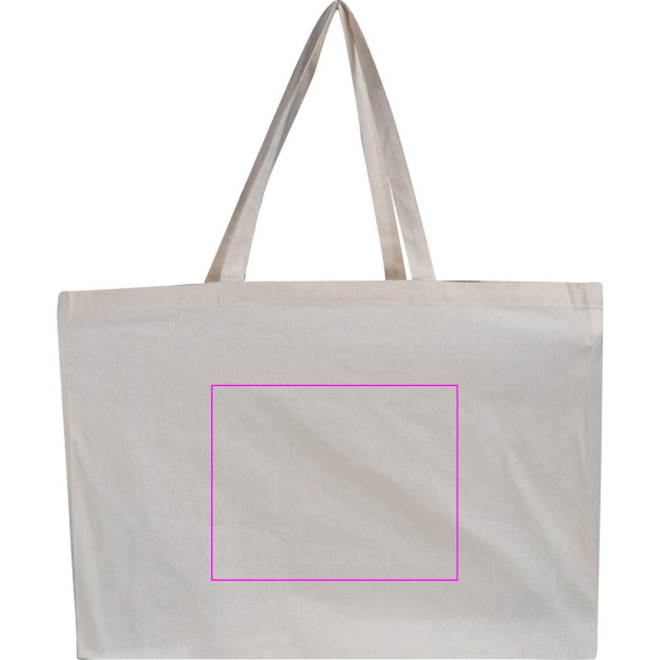 XXL shopping bag 140 g/m2 HUGON: Print area 4 · DTF3
