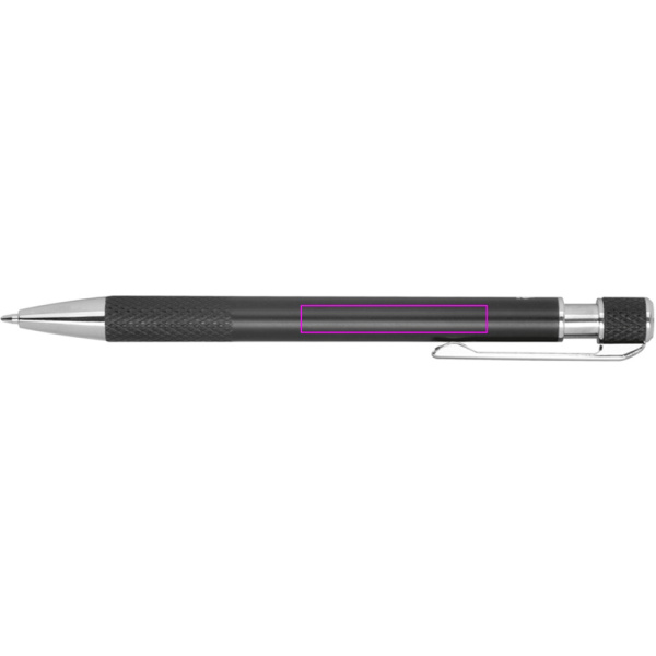 Recycled aluminum pen JULIO: Print area 2 · L0