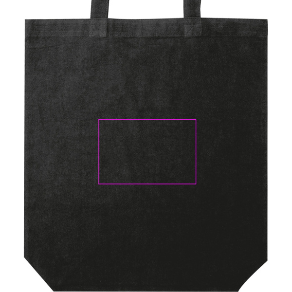 Kokvilnas soma ar gariem rokturiem 180 g/m2 PIOTR: Print area 6 · DTF2