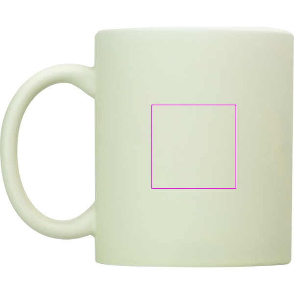 Matinis keraminis sublimacinis puodelis ARIEL: Print area 3 · T4
