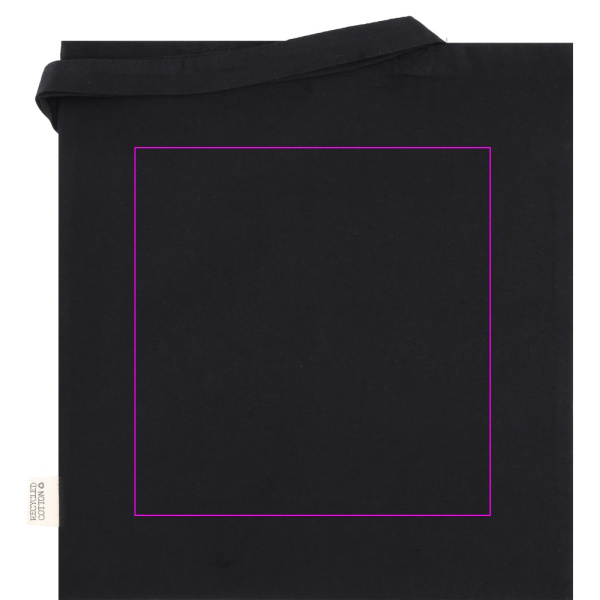 Baumwolltasche mit langen Henkeln, 180 g/m², aus recycelten Materialien, GLEN: Print area 2 · ST2