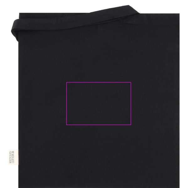 Baumwolltasche mit langen Henkeln, 180 g/m², aus recycelten Materialien, GLEN: Print area 6 · DTF2
