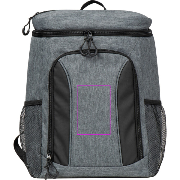 Cooler backpack LEOKADIA: Print area 2 · DTF2