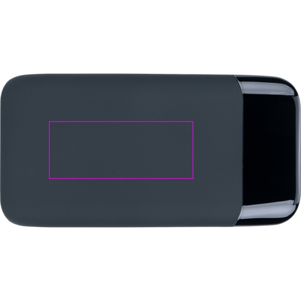 8 000 mAh FLOYD išorinė baterija su šviečiančiu logotipu: Print area 1 · L2