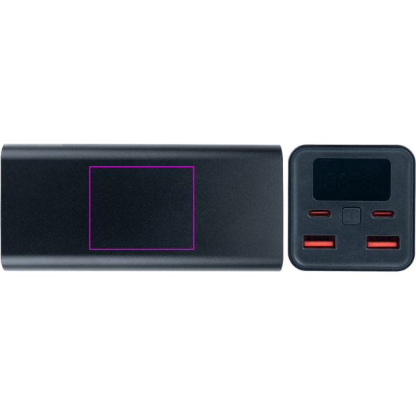 Powerbank 20 000 mAh GERALDINE: Print area 4 · T4