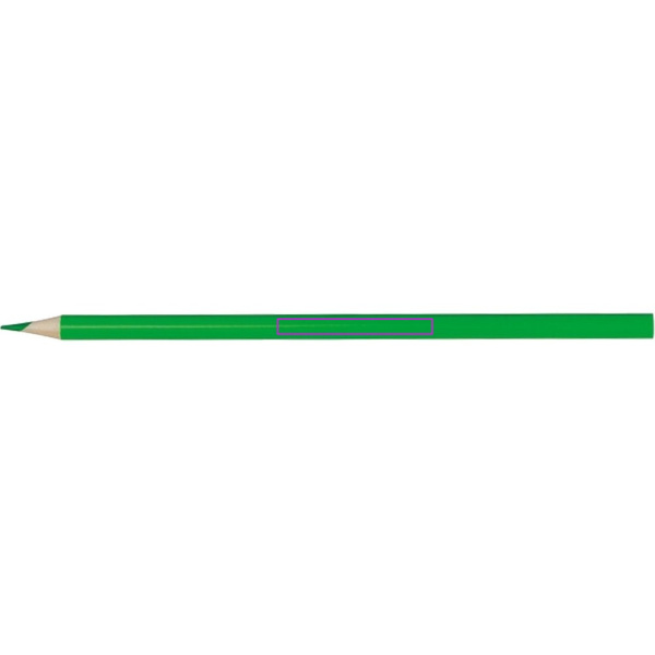 4 neon wooden colored pencils ASHLEY: Print area 4 · T2