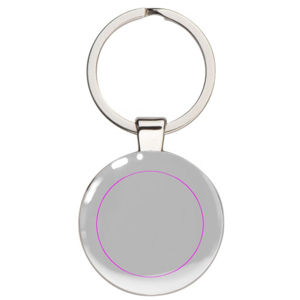 Metal keyring ROCIO: Print area 2 · L2