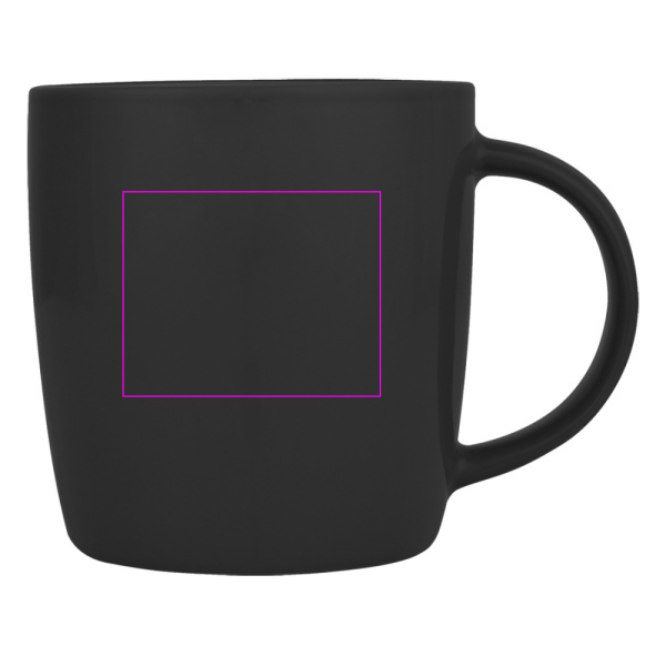 Ceramic mug 300 ml PIETRO: Print area 1 · C1A