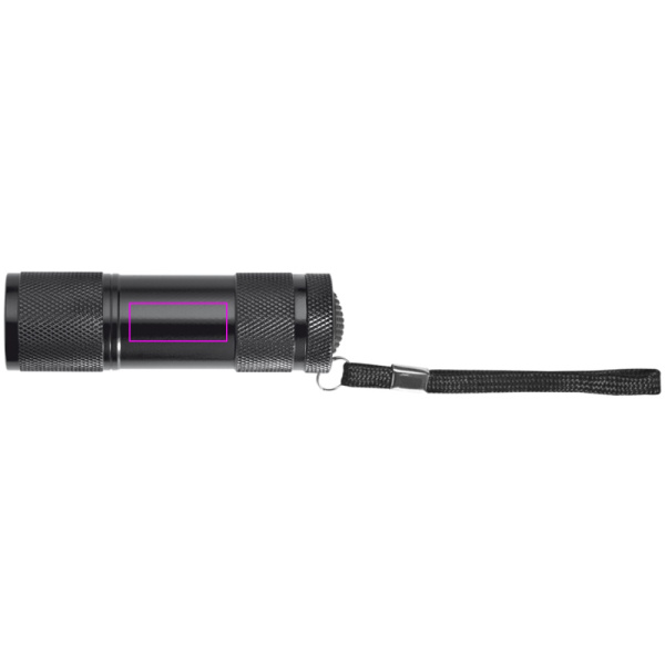Metallficklampa 9 LED DUNCAN: Print area 1 · L2