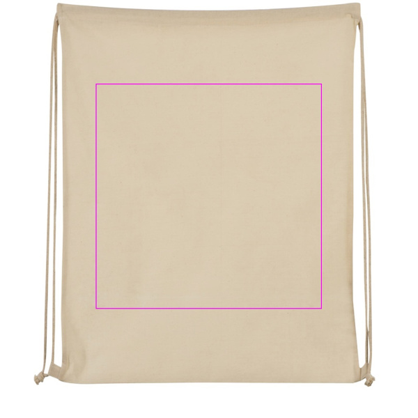 Cotton bag 140 g/m2 ANTON: Print area 6 · DTG1