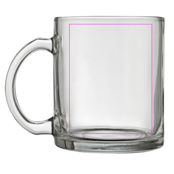 Stikla krūze 300 ml MATHILDE: Print area 2 · C1A