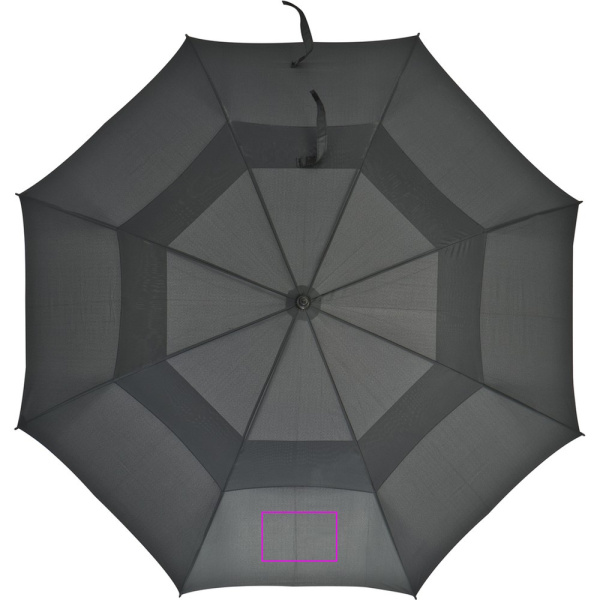 Automatinis XXL golfo skėtis ø132 cm HENNING: Print area 2 · DTF2