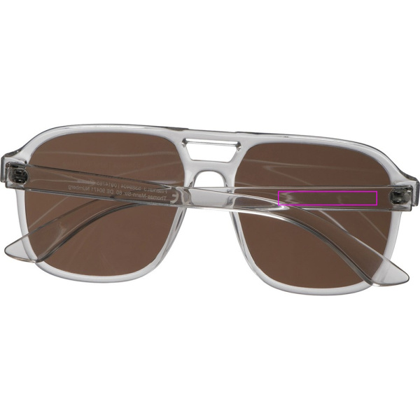 Sunglasses UV400 LILA: Print area 1 · T3
