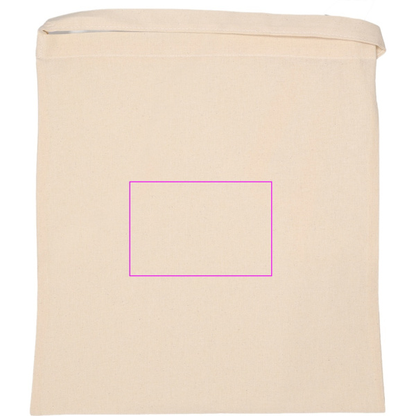 Cotton bag with long handle 140 g/m² XAVER: Print area 8 · DTF2