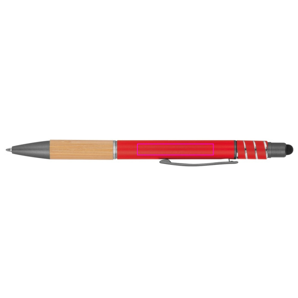 Aluminium-Anti-Stress-Touchstift MANUELA: Print area 2 · L1