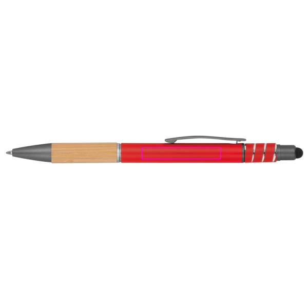 Aluminium-Anti-Stress-Touchstift MANUELA: Print area 3 · T3