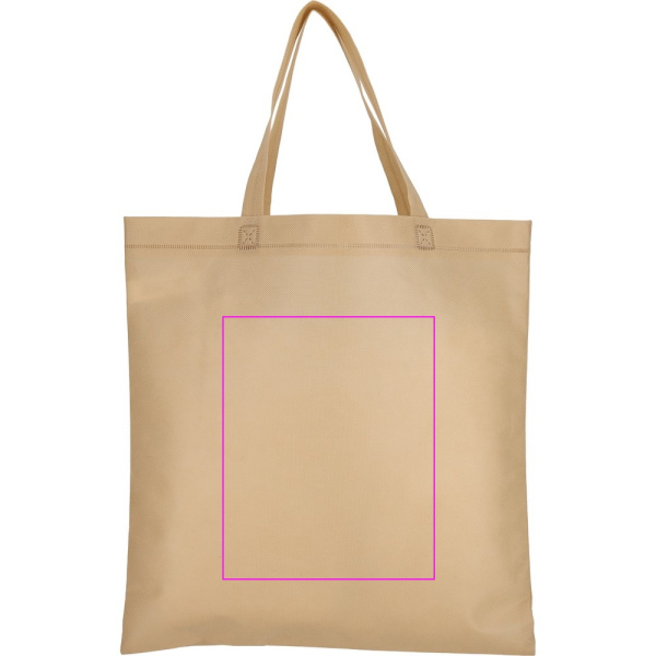 Vliestasche 80 g/m² WILLIAM: Print area 5 · DTF3