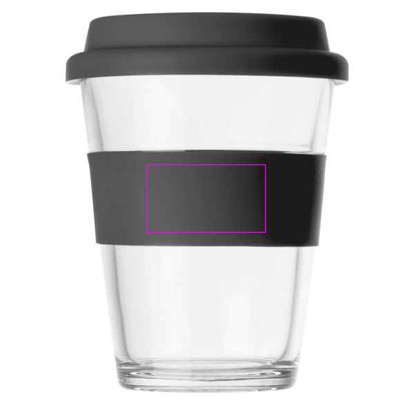 Klaasist kruus kaanega 300 ml AMANDA: Trükikoht 2 · T4