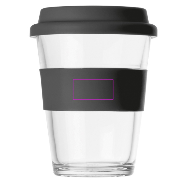 Klaasist kruus kaanega 300 ml AMANDA: Trükikoht 4 · L3