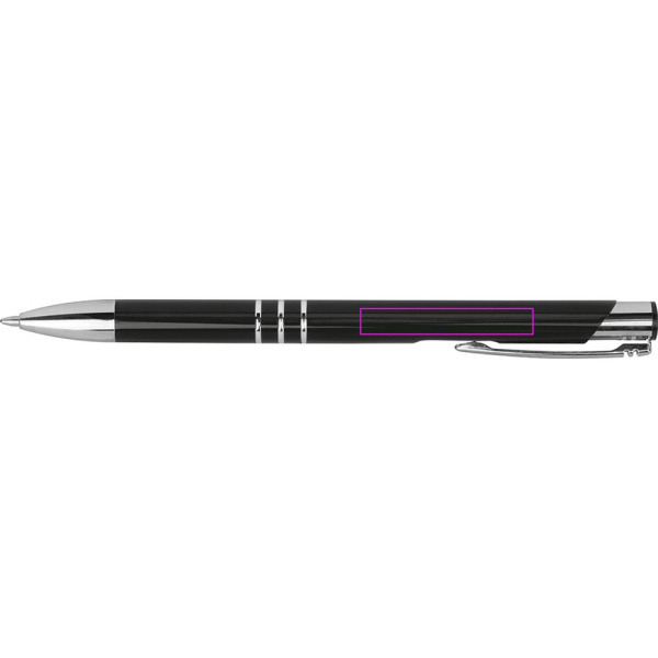 Schreibset mit Kugelschreiber und Rollerballstift NORMA: Print area 3 · L1