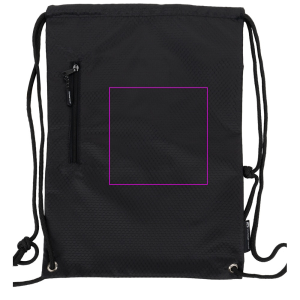 Drawstring bag NUNAVUT Schwarzwolf: Print area 2 · TT2