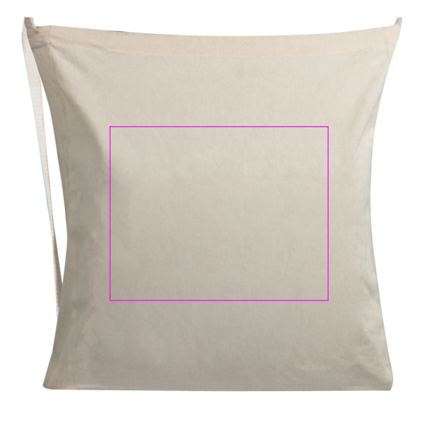 Хлопковая сумка с длинной ручкой, 180 г/м², REBECCA: Print area 4 · DTF3